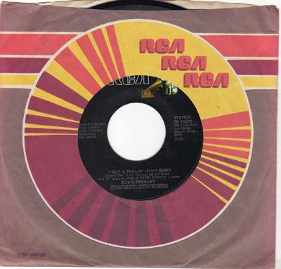 Elvis Presley - I Got A Feeling In My Body / Honky Tonk Angel