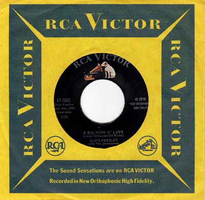 Elvis Presley - A Big O Hunk Of Love / My Wish Came True
