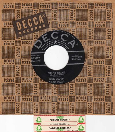 Bing Crosby - Silent Night / Adeste Fideles (o Come, All Ye Faithful)