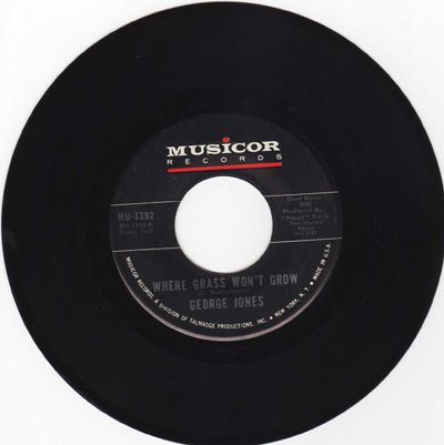 George Jones - Where Grass Won't Grow / Shoulder To Shoulder
