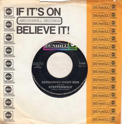Steppenwolf - Screaming Night Hog / Spiritual Fantasy