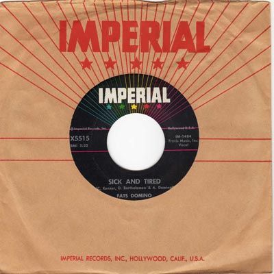 Sick And Tired / No No - Fats Domino
