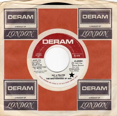 Brotherhood Of Man - Say A Prayer / Follow Me