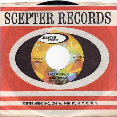 Dionne Warwick - I Say A Little Prayer / Theme From Valley Of The Dolls