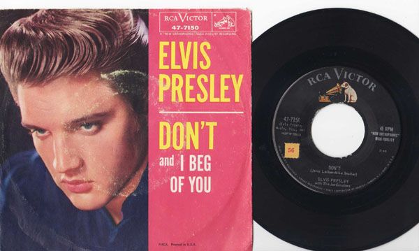 Elvis Presley - Don't / I Beg Of You LP