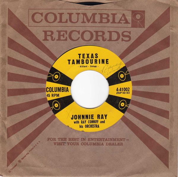 Johnnie Ray - Texas Tambourine / Pink Sweater Angel