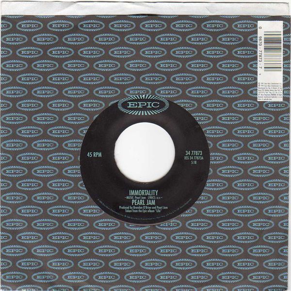 Pearl Jam - Immortality / Rear View Mirror