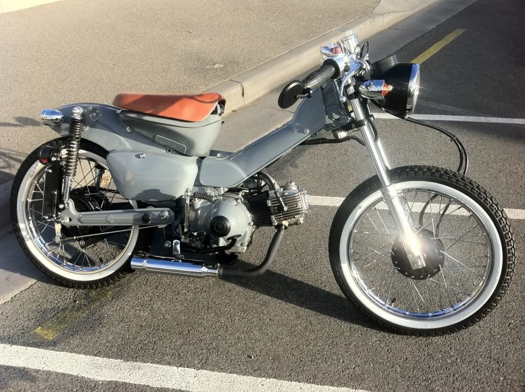 Honda ct110 postie bike mods #4