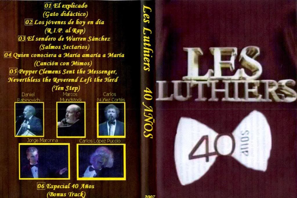 DVD DE LES LUTHIERS dvd de les luthiers: