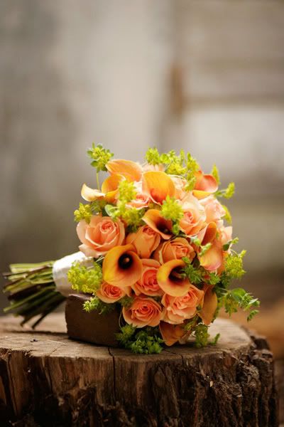 Coral and light green bouquet Pictures, Images and Photos