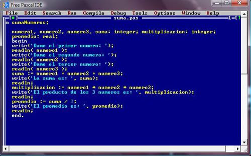 EJEMPLOS PROGRAMAS PASCAL ejemplos programas pascal: