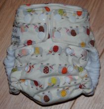 *Marching Elephants* One Size Ai2 Cloth Diaper
