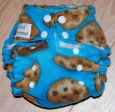 *Cookies and Milk* One Size Fleece Wrap Cover