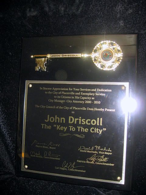 Key to the City Award