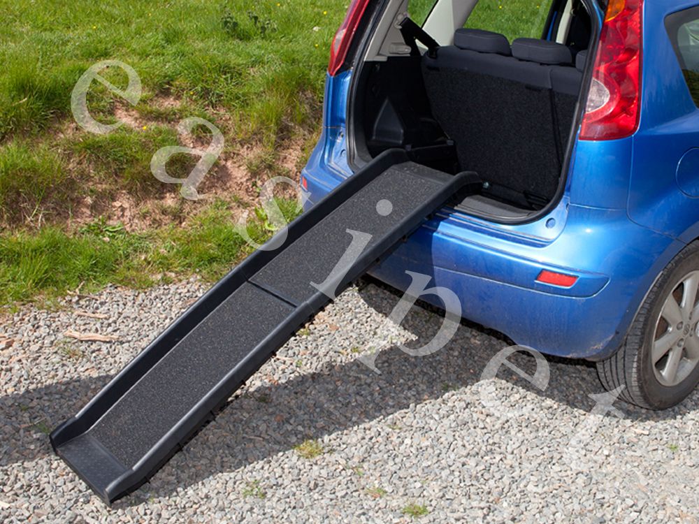 Dog Pet Ramp Plastic Folding Bi Fold Lightweight Strong Easipet 422 eBay