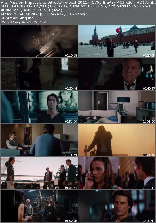 Mission Impossible - Ghost Protocol (2011) m576p BluRay AC3 x264-HD17 Mission Impossible - Ghost Protocol (2011) m576p BluRay AC3 x264-HD17