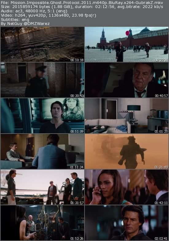 Mission Impossible Ghost Protocol (2011) m640p BluRay x264-GubrakZ Mission Impossible Ghost Protocol (2011) m640p BluRay x264-GubrakZ