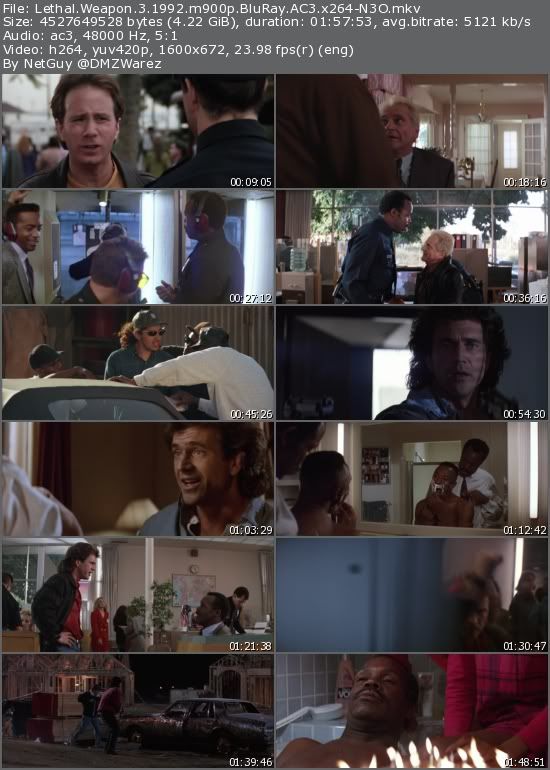 Lethal Weapon 3 (1992) m900p BluRay AC3 x264-N3O Lethal Weapon 3 (1992) m900p BluRay AC3 x264-N3O