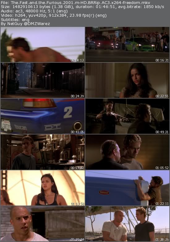 The Fast and the Furious (2001) m-HD BRRip AC3 x264-freedom The Fast and the Furious (2001) m-HD BRRip AC3 x264-freedom
