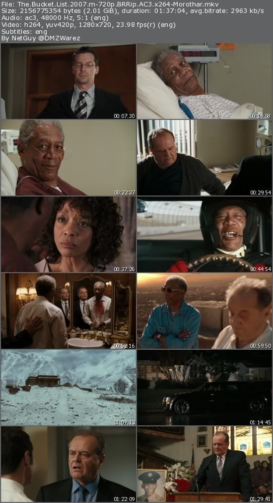The Bucket List (2007) m-720p BRRip AC3 x264-Morothar The Bucket List (2007) m-720p BRRip AC3 x264-Morothar