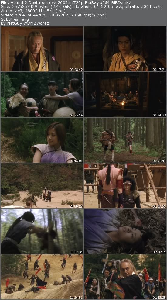 Azumi 2: Death or Love (2005) m720p BluRay x264-BiRD Azumi 2: Death or Love (2005) m720p BluRay x264-BiRD