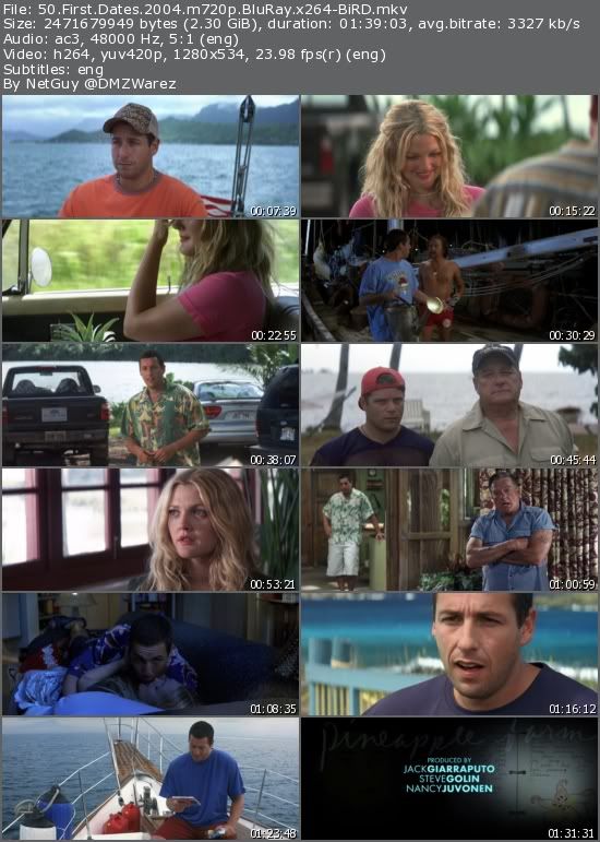 50 First Dates (2004) m720p BluRay x264-BiRD 50 First Dates (2004) m720p BluRay x264-BiRD
