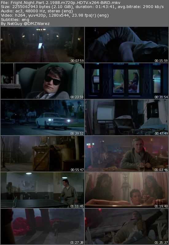 Fright Night Part 2 (1988) m720p HDTV x264-BiRD Fright Night Part 2 (1988) m720p HDTV x264-BiRD
