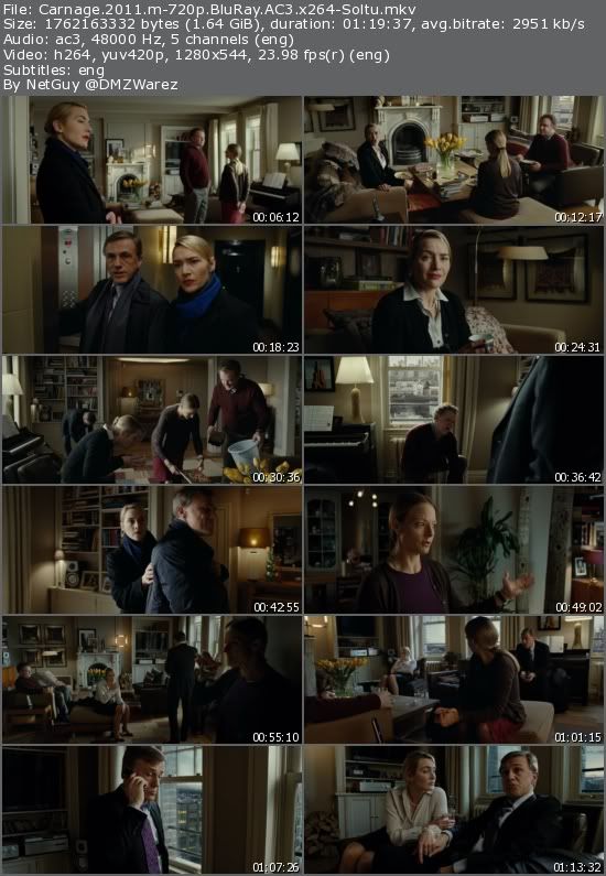 Carnage (2011) m-720p BluRay AC3 x264-Soltu Carnage (2011) m-720p BluRay AC3 x264-Soltu