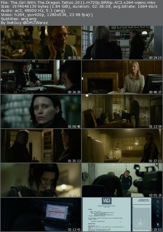 The Girl With The Dragon Tattoo (2011) m720p BRRip AC3 x264-vsenc The Girl With The Dragon Tattoo (2011) m720p BRRip AC3 x264-vsenc
