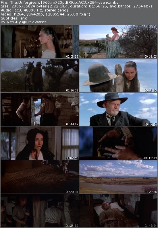 The Unforgiven (1960) m720p BRRip AC3 x264-vsenc The Unforgiven (1960) m720p BRRip AC3 x264-vsenc
