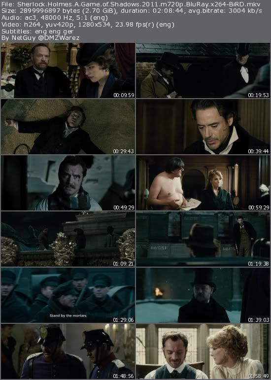 Sherlock Holmes A Game of Shadows (2011) m720p BluRay x264-BiRD Sherlock Holmes A Game of Shadows (2011) m720p BluRay x264-BiRD