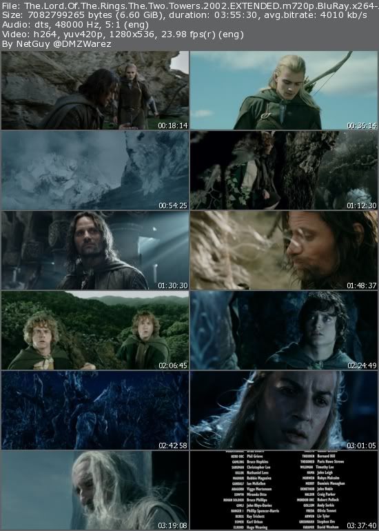 The Lord Of The Rings: The Two Towers (2002) EXTENDED m720p BluRay x264-Jelloman The Lord Of The Rings: The Two Towers (2002) EXTENDED m720p BluRay x264-Jelloman