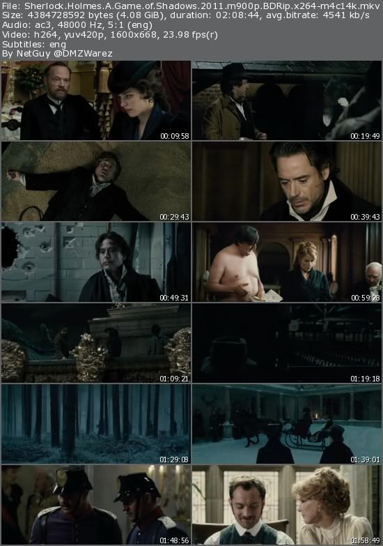 Sherlock Holmes A Game of Shadows (2011) m900p BDRip x264-m4c14k Sherlock Holmes A Game of Shadows (2011) m900p BDRip x264-m4c14k