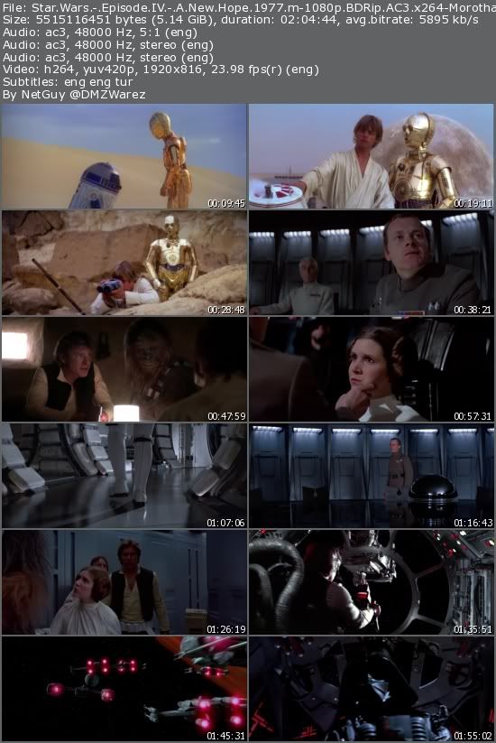 Star Wars - Episode IV: A New Hope (1977) m-1080p BDRip AC3 x264-Morothar Star Wars - Episode IV: A New Hope (1977) m-1080p BDRip AC3 x264-Morothar