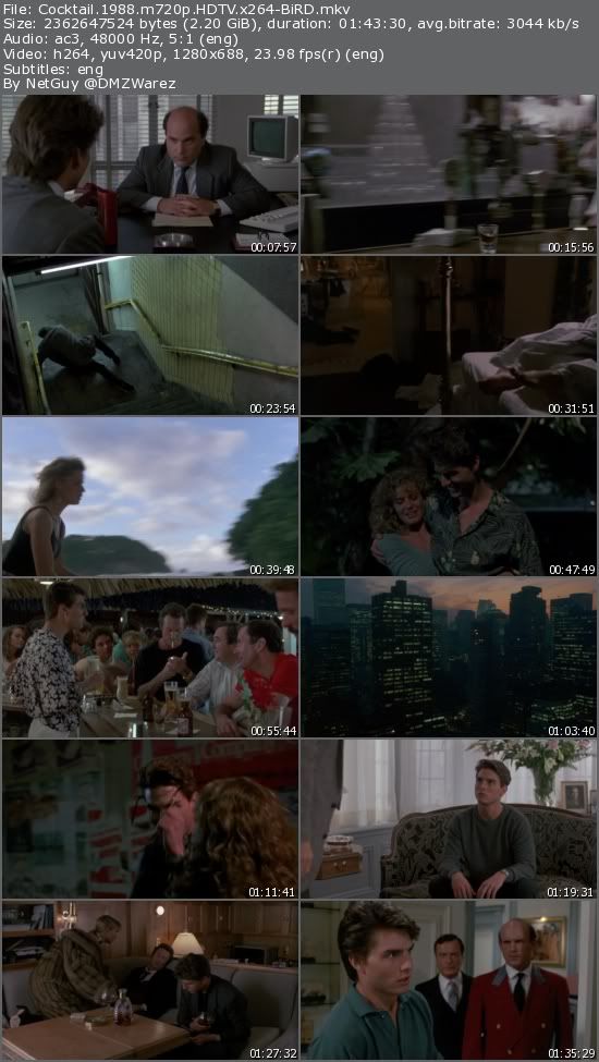 Cocktail (1988) m720p HDTV x264-BiRD Cocktail (1988) m720p HDTV x264-BiRD