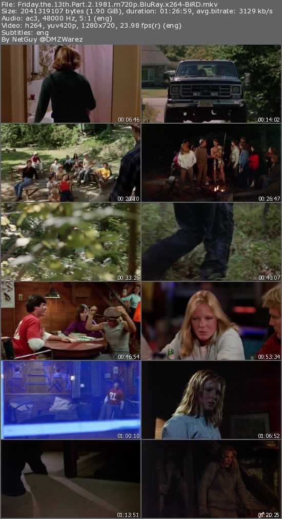 Friday the 13th Part 2 (1981) m720p BluRay x264-BiRD Friday the 13th Part 2 (1981) m720p BluRay x264-BiRD