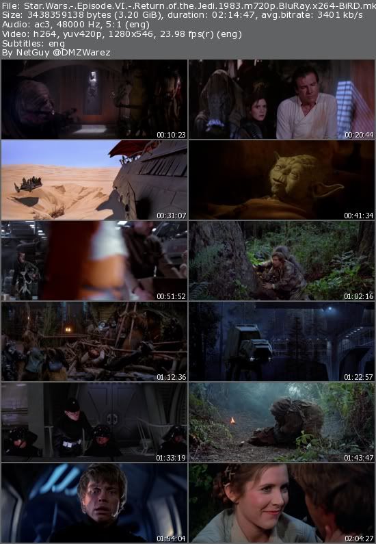 Star Wars - Episode VI: Return of the Jedi (1983) m720p BluRay x264-BiRD Star Wars - Episode VI: Return of the Jedi (1983) m720p BluRay x264-BiRD