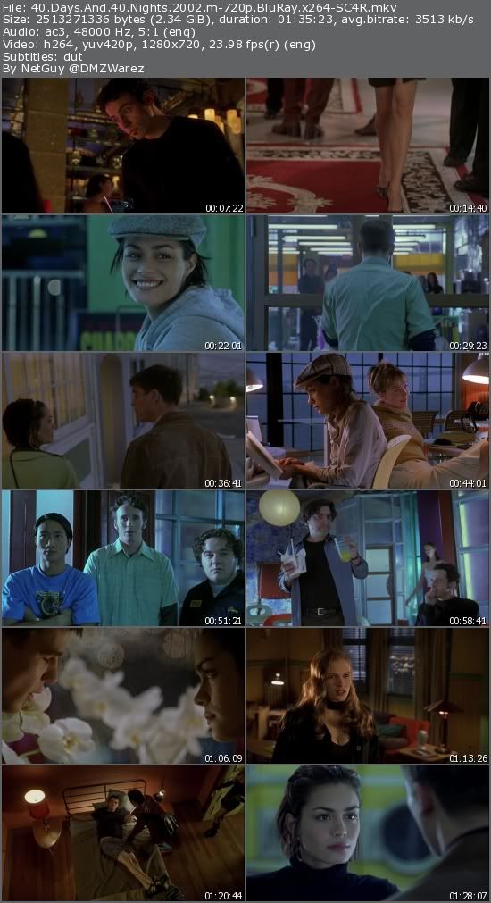 40 Days And 40 Nights (2002) m-720p BluRay x264-SC4R 40 Days And 40 Nights (2002) m-720p BluRay x264-SC4R
