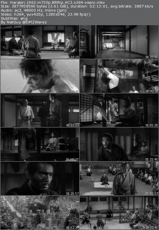 Harakiri (1962) m720p BRRip AC3 x264-vsenc Harakiri (1962) m720p BRRip AC3 x264-vsenc