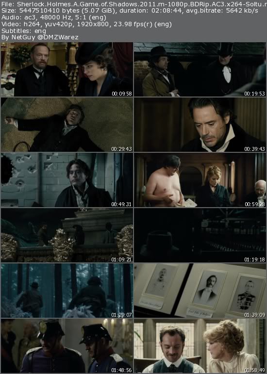 Sherlock Holmes A Game of Shadows (2011) m-1080p BDRip AC3 x264-Soltu Sherlock Holmes A Game of Shadows (2011) m-1080p BDRip AC3 x264-Soltu