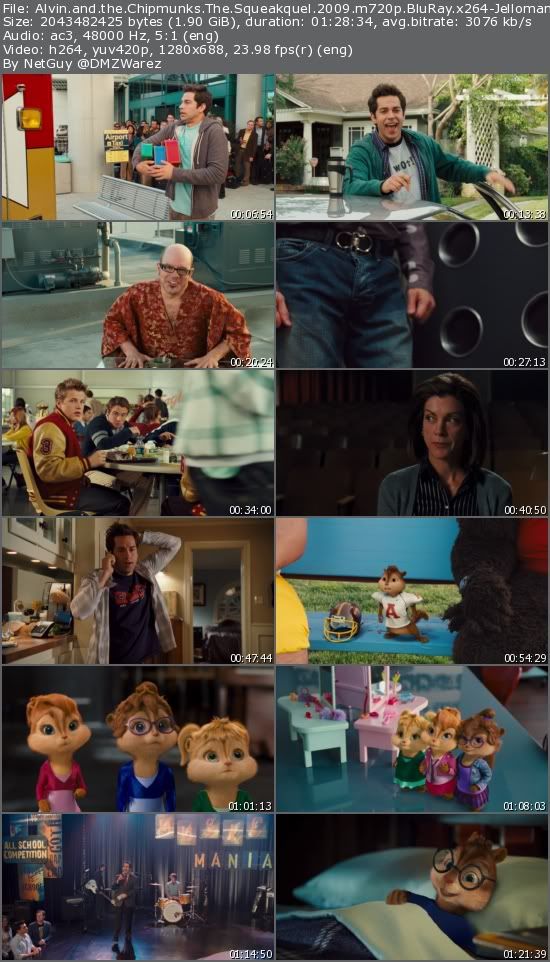 Alvin and the Chipmunks: The Squeakquel (2009) m720p BluRay x264-Jelloman Alvin and the Chipmunks: The Squeakquel (2009) m720p BluRay x264-Jelloman