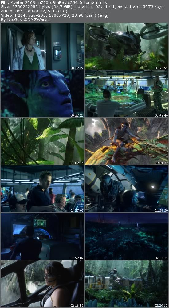 Avatar (2009) m720p BluRay x264-Jelloman Avatar (2009) m720p BluRay x264-Jelloman