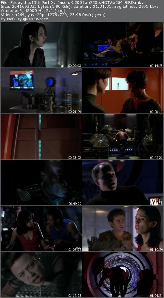 Friday the 13th Part X: Jason X (2001) m720p HDTV x264-BiRD Friday the 13th Part X: Jason X (2001) m720p HDTV x264-BiRD