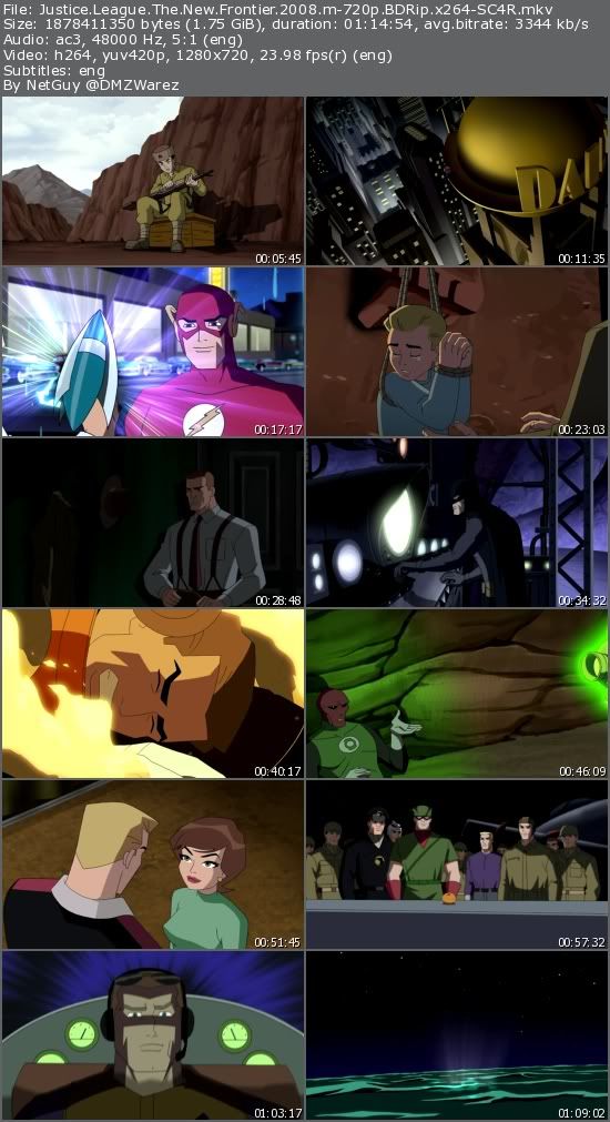 Justice League The New Frontier (2008) m-720p BDRip x264-SC4R Justice League The New Frontier (2008) m-720p BDRip x264-SC4R