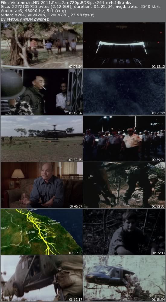 Vietnam in HD (2011) Part 2 m720p BDRip x264-m4c14k Vietnam in HD (2011) Part 2 m720p BDRip x264-m4c14k