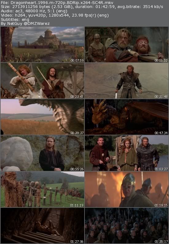 Dragonheart (1996) m-720p BDRip x264-SC4R Dragonheart (1996) m-720p BDRip x264-SC4R