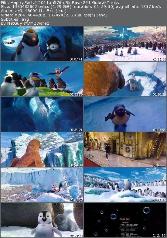 Happy Feet 2 (2011) m576p BluRay x264-GubrakZ Happy Feet 2 (2011) m576p BluRay x264-GubrakZ