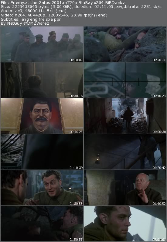 Enemy at the Gates (2001) m720p BluRay x264-BiRD Enemy at the Gates (2001) m720p BluRay x264-BiRD