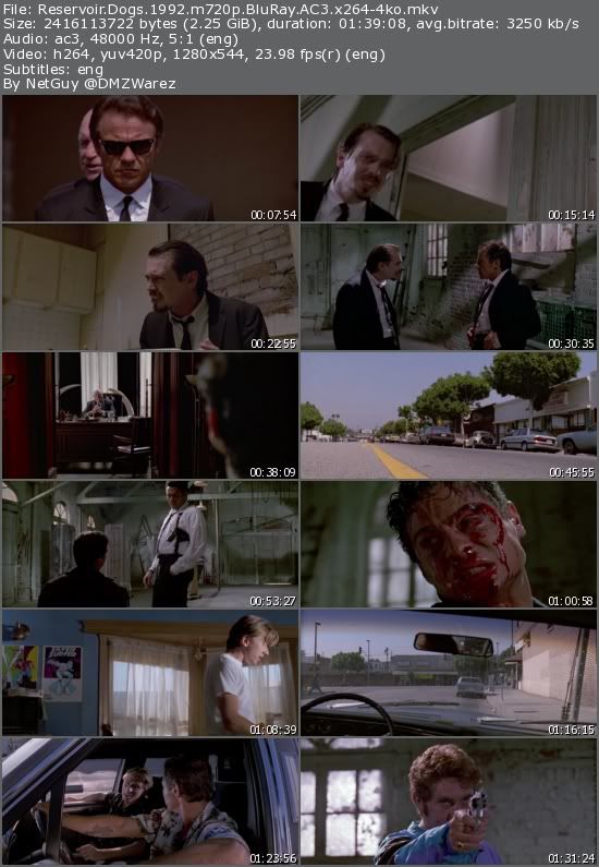 Reservoir Dogs (1992) m720p BluRay AC3 x264-4ko Reservoir Dogs (1992) m720p BluRay AC3 x264-4ko