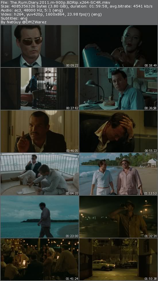 The Rum Diary (2011) m-900p BDRip x264-SC4R The Rum Diary (2011) m-900p BDRip x264-SC4R